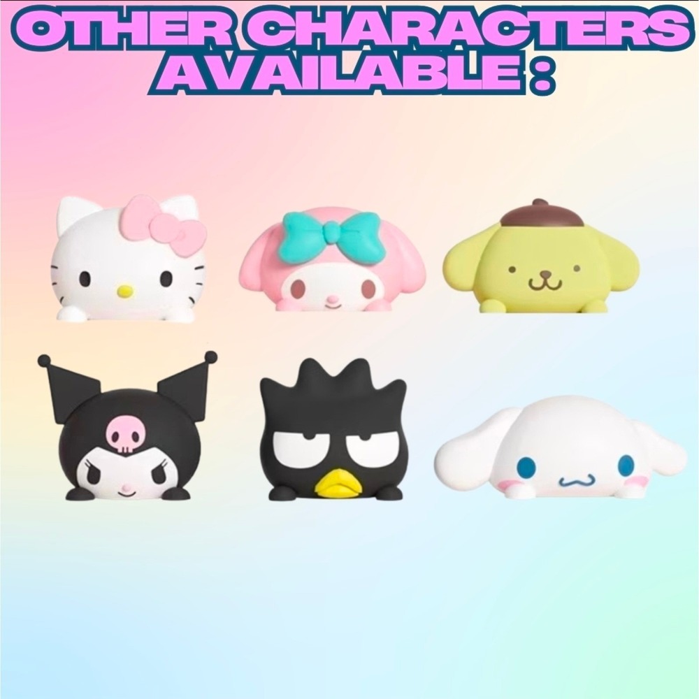 Cinnamoroll Peeker Buddy for Dashboard Monitor TV Shelf etc. NEW Sitter Figurine - Picture 2 of 11
